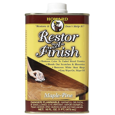 Howard 1 Pt Maple Pine Restor-A-Finish One-Step Refinisher RF2016